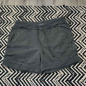 James Perse Mixed Media Linen / Cotton Short